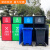 四分类垃圾箱大型容量小区物业商用环卫回收箱智能户外240l垃圾桶 120L塑料内桶 不含云费