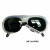 电焊护眼镜牛皮面具配套眼镜烧焊氩弧焊强光眼镜焊工眼镜 灰镜-/-1张PC面罩+布松紧带