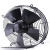 外转子轴流风机YWF4E/4D-300/350/400/450/500冷库冷干机风扇380V YWF4E550S220V中速