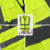 反光安全背心交通巡逻工地施工环卫工衣服夜间荧光骑行防护衣马甲 多口袋针织款-深绿