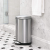 定制implhuman 厨房卫生间不锈钢脚踏板式垃圾桶4.610 4L 6L白色