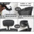 ERIKOLE定制款简易加装办公电脑椅头靠头枕靠枕免打孔高矮可调节椅背 3号升级款黑色白框