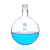 垒固玻璃单口圆底烧瓶24#实验室蒸馏瓶50/100/150/250/500/1000ml 2000ml/29#