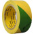 精选好货黄绿双色pvc警示胶带贴扁铁接地标识24cm厘米贴纸地面标 宽30mm*33米卷