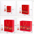 金固牢 红色节日手提纸袋中国风包装袋 竖款 28*10*33cm（5只） KZS-736