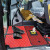 卡特挖机脚垫定制305.57313 320D 330GC卡特336D挖掘机驾驶室用品 卡特座椅套一个