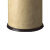 南 GPX-43 南方圆形单层垃圾桶 镜钢圈 米黄色皮 商用客房无盖垃圾桶带活动钢圈房间桶果皮桶