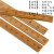 定制裁缝竹尺服装木尺子做衣服测量打版一市尺缝纫工具裁剪量衣尺1米 一尺二尺三尺各1根