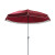竹特 应急大雨伞  双层布3.4m红色（无底座） 应急防雨防晒 太阳伞遮阳伞广告伞 企业定制