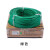 1710流动编织话筒线两芯平衡彩色音频线信号线2T2S麦线 绿色1米 1米