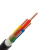 起帆电线电缆 YJV3*2.5+2*1.5平方国标电力电缆 绝缘护套硬电缆硬线 黑色1米【100米起售】