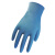 赛立特安全（SAFETY-INXS）DN6115 一次性超薄橡胶手套 蓝色 均码