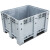 塑料卡板箱特大号工具箱叉车塑料物流箱超大箱式塑料托盘 蜂窝板折叠循环储物汽配箱 网格1200*1000*760蓝色