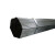 鹿色 镀锌管紧定式铁管金属穿线管 走电线管 默认1.9米发货直径50mm*厚度1.5mm 一根价3.8米