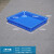 塑料方盘浅盘长方形塑料盆塑料盘周转箱盒子分类 13号方盘蓝色 400*330*65mm