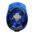 彪王透气型进口ABS安全帽 电力绝缘工地建筑施工安全帽领导监理可印字 蓝色