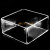 定制高石英池坩埚用方盒实验蒸发皿耐高温透光方槽方缸方方形方池 200*100mm*50mm