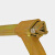 冠峰 250型(锰钢三角管)小圆钩安全带 电线杆脚扣加厚型脚扣脚爬杆器GFQ-003