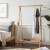 罗森朗（luosenlang）北欧实木落地衣架简约日式榉木可折叠衣架家用简易卧室客厅衣帽架 精简款 75cm小号