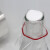 三角烧瓶锥形瓶封口膜 培养容器透气耐高温组培实验室封口膜 无菌 14*14cm 500张 膜直径1.6cm