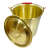 防爆一体成型铝制黄铜带盖子石油化工废料储存桶手提水铝桶 铝桶直形20L带盖子一体成型