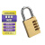 众立诚 黄铜挂锁 密码锁 柜门锁柜子密码锁头 BYB-164 防误改密码4轮(中号)