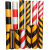 交通反光膜 防撞柱子杆 红白黄黑双色斜条纹警示电力标识贴纸 30公分 红白斜纹 45.7米长