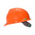 梅思安/MSA V-Gard ABS标准型V型安全帽一指键帽衬 带下颚带工地施工头盔 橙色 1顶 可定制 IP