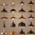 远波 LED吊灯单头铁艺复古工业风餐厅办公室工程商铺装饰创意照明吊灯 【D5001款-35cm】-内外银色 暖光