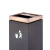 南 GPX-7S 南方座地烟灰桶 玫瑰金 垃圾桶 电梯口烟灰桶果皮桶 公用垃圾筒