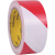羽的王 红白PVC警示胶带地面标识划线地板5S斑马线胶带 红白20mm*33m*1卷