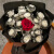 菀芸花舍鲜花速递同城配送99朵红玫瑰花束送女友爱人生日礼物全国实体花店 19朵黑骑士玫瑰花束