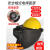 高空作业电焊帽式面罩配安全氩弧焊头戴式焊工专用卡扣全脸防护 拉簧面罩+ABS安全帽黄色 2个
