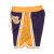MITCHELL & NESS复古蓝球运动裤 JUST DON联名款 NBA湖人队 MN男运动短裤 紫色 M