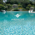 福西西酒店泳池水上乐园马赛克蓝色景观池温泉泡池陶瓷瓷砖定制12 亮光浅蓝混拼 Y48B01 30×30
