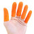 伏兴 FX561 乳胶手指套 加厚耐磨防滑橡胶劳保指套 点钞护指套 橘色麻点-27中号 100只装
