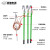 JDX-WS高压接地线10kv携带型短路接地线35kv110kv接地棒 3节3米棒(5米*3+25米)