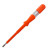 西野（SHARE）电笔螺丝刀式测电笔 试电笔100V-250V 试电笔一体成型 橙色 大号电笔