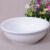 石器时代 纯白色餐具白色白瓷盆陶瓷大汤碗汤盆装饭盛菜陶瓷白汤盆 1个