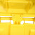 加厚黄色脚踏垃圾桶废物桶诊所医院灰色15L100L120升 240升黄色大轮