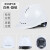 驭舵欧式男夏国标ABS透气施工建筑工程防护头盔定制 欧式透气款-白色(旋钮)