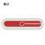 鲁识 LS-ls141 螺丝扣款尘推布 拖布配件 100厘米2个装 红色-100厘米2个装