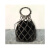 Chanel香奈儿女包 女包抽绳包 链条编制单肩斜跨包奢侈品潮牌 黑色丝绒材质 35×20×6cm