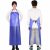 朋安 蓝色PVC防水围裙 耐磨水产围腰 普通版120*90围裙