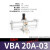 气缸增压阀VBA10A-02GN VBA11A-02GN VBA20A-03GN VBA40A- VBA20A03 无配件