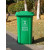 小区大号垃圾桶工业240升加厚分类塑料120商用带盖户外环卫大容量 加厚120L红色-有害垃圾