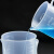 帝致 塑料烧杯实验室用化学计量杯带刻度量带柄烘培烧杯；  1000ML[无手柄]