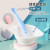 贝亲（Pigeon）新生儿碗勺子套装初生婴儿硅胶和喂奶专用宝宝 蓝色辅食碗勺+水果乐+感温勺+ (备)