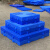 山顶松 防潮垫板 塑料栈板组合式地台板仓库地垫板 圆孔蓝加厚100*60*5cm
