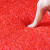 海斯迪克 入户门垫 PVC防滑脚垫 酒店商铺迎宾进门地垫 丝圈地毯 红色无字60*90cm HKT-386